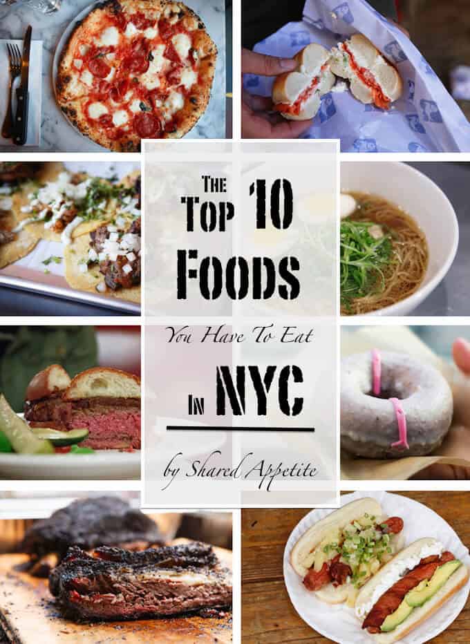 the top 10 foods eat nyc
