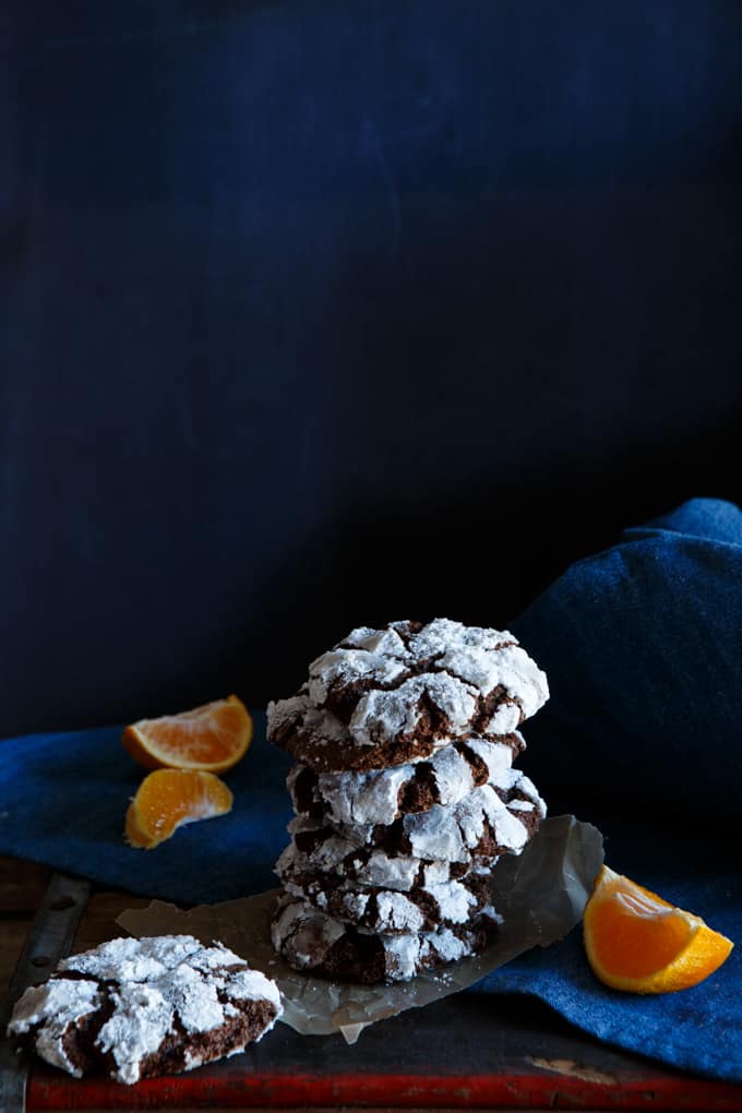 Chocolate Orange Truffle Cookies | sharedappetite.com