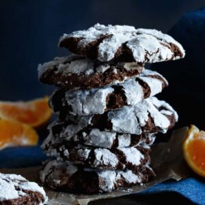 Chocolate Orange Truffle Cookies | sharedappetite.com