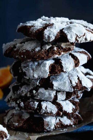 Chocolate Orange Truffle Cookies | sharedappetite.com