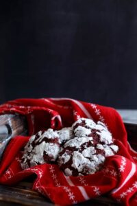 Nutella- Stuffed Red Velvet Chocolate Chip Cookies | sharedappetite.com