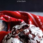 Nutella- Stuffed Red Velvet Chocolate Chip Cookies | sharedappetite.com