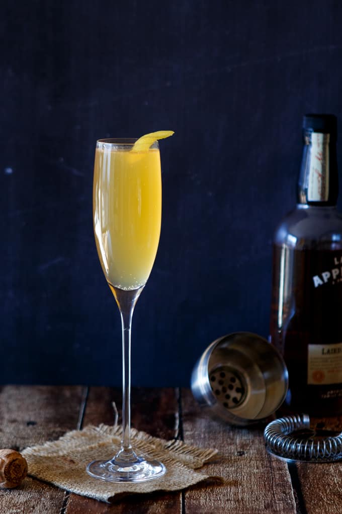 Sparkling Apple Sidecar | sharedappetite.com