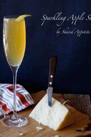 Sparkling Apple Sidecar | sharedappetite.com