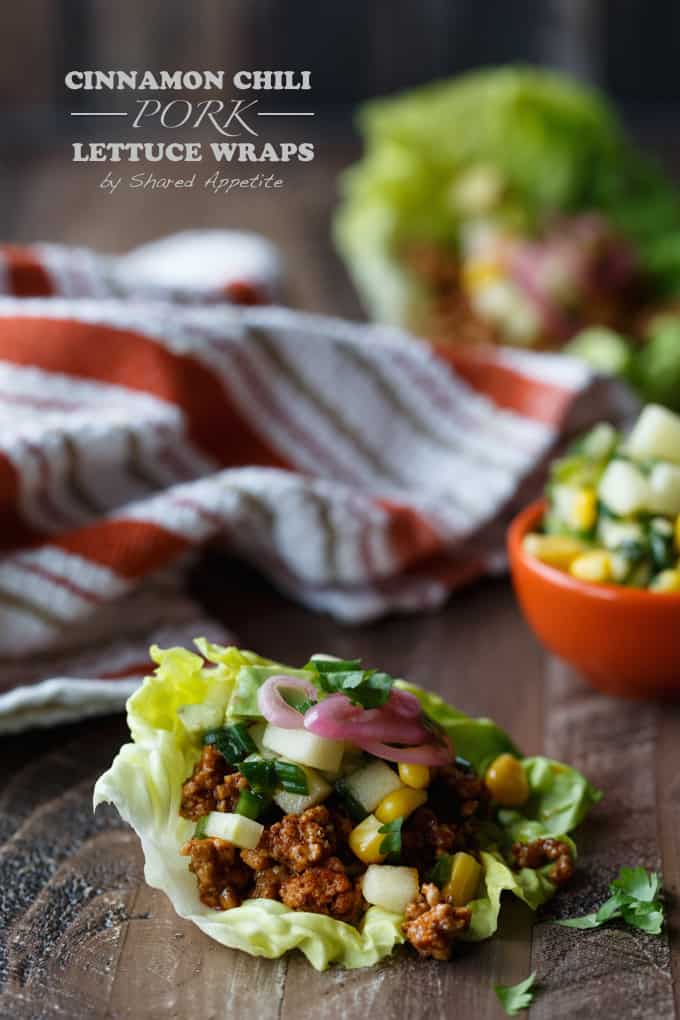 Four Healthy Chicken Salad Lettuce Wraps - Shared Appetite