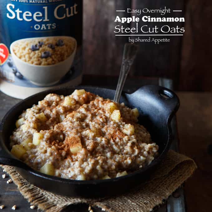 easy overnight vegan apple cinnamon steel cut oats 2 copy 2