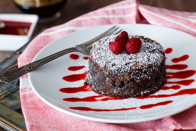 Chocolate Chambord Donut Bread Pudding | sharedappetite.com