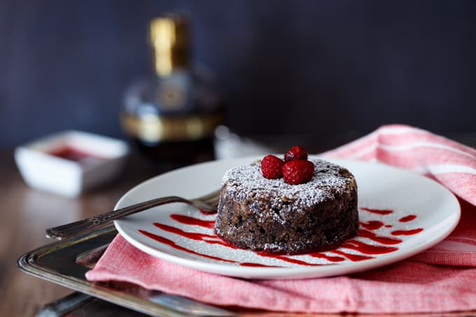 Chocolate Chambord Donut Bread Pudding | sharedappetite.com