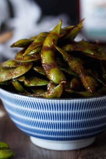Gochujang Glazed Edamame | sharedappetite.com