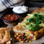 Southwest Chicken Stromboli | sharedappetite.com