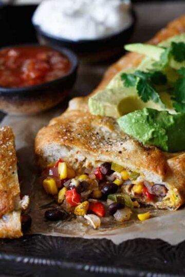 Southwest Chicken Stromboli | sharedappetite.com