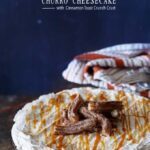 No Bake Churro Cheesecake with Cinnamon Toast Crunch Crust | sharedappetite.com