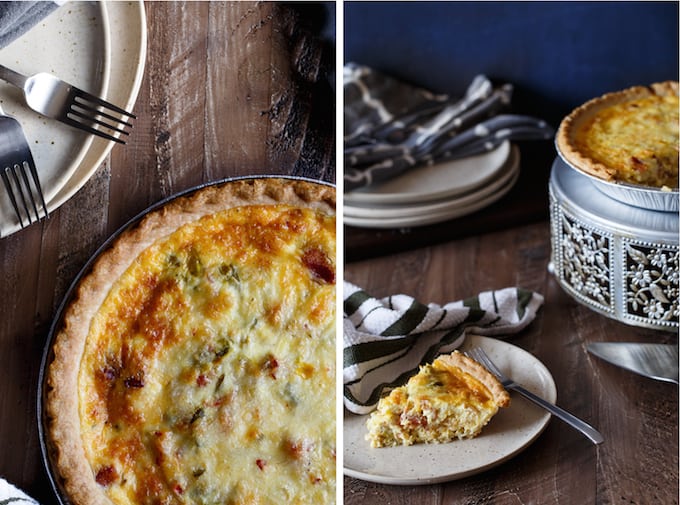 Caramelized Onion and Bacon Quiche