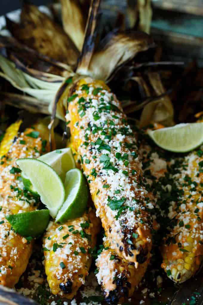 Korean Inspired Mexican Street Corn | sharedappetite.com