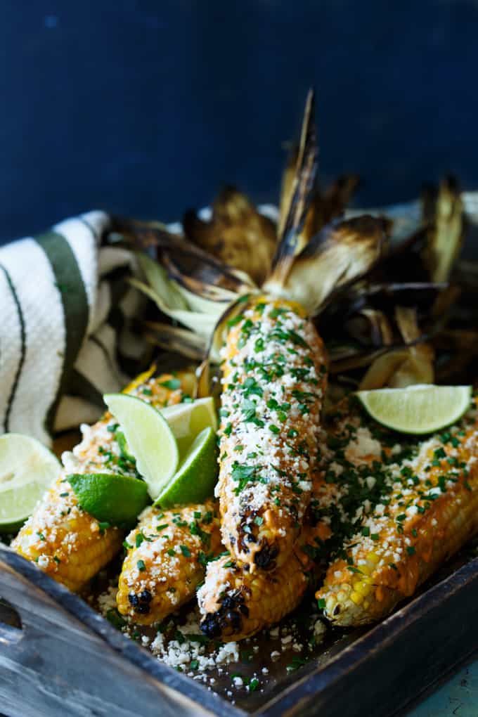 Korean Inspired Mexican Street Corn | sharedappetite.com