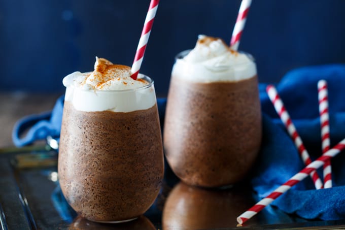 Frozen Mexican Hot Chocolate | sharedappetite.com