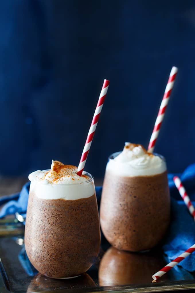 Frozen Mexican Hot Chocolate | sharedappetite.com