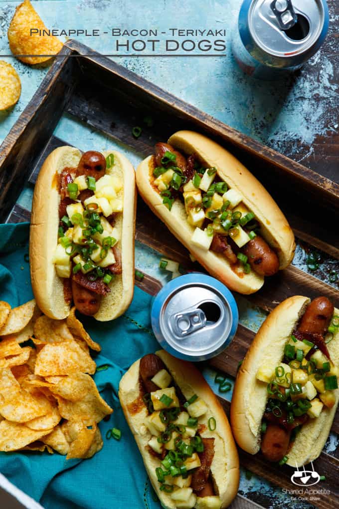 Hot Dogs with Pineapple Bacon Relish Recipe