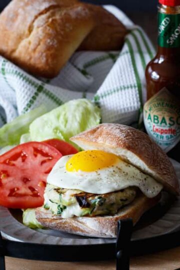 Chicken, Zucchini, and Mozzarella Burgers | sharedappetite.com