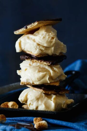 S'mores Ice Cream Sandwiches | sharedappetite.com