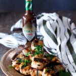 Spicy Chipotle Honey Chicken Kebabs | sharedappetite.com