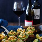 Mexican Street Corn + Avocado Crostini | sharedappetite.com