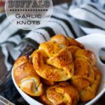 Quick and Easy Buffalo Garlic Knots | sharedappetite.com