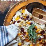 Vegan Roasted Butternut Squash, Apple, and Cranberry Rice Pilaf with Walnuts and Pepitas | sharedappetite.com