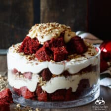 Red Velvet Trifle Cups - Red Velvet Cake Trifle