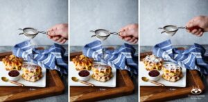 Monte Cristo Waffle Breakfast Sandwiches | sharedappetite.com A perfect way to to repurpose your Easter holiday leftovers for an epic post-holiday breakfast! Best of all, it's only 5 ingredients and super quick prep!