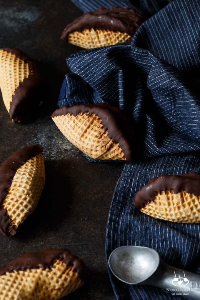 4 Ingredient Nutella Choco Tacos | sharedappetite.com A perfect Cinco de Mayo dessert and Taco Tuesday dessert, this copycat Choco Taco recipe is even better than the original because it's lined with Nutella! 