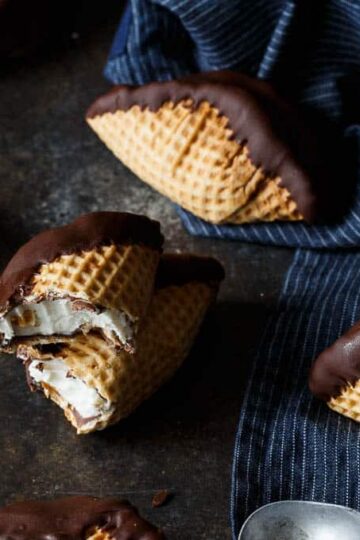 4 Ingredient Nutella Choco Tacos | sharedappetite.com A perfect Cinco de Mayo dessert and Taco Tuesday dessert, this copycat Choco Taco recipe is even better than the original because it's lined with Nutella!