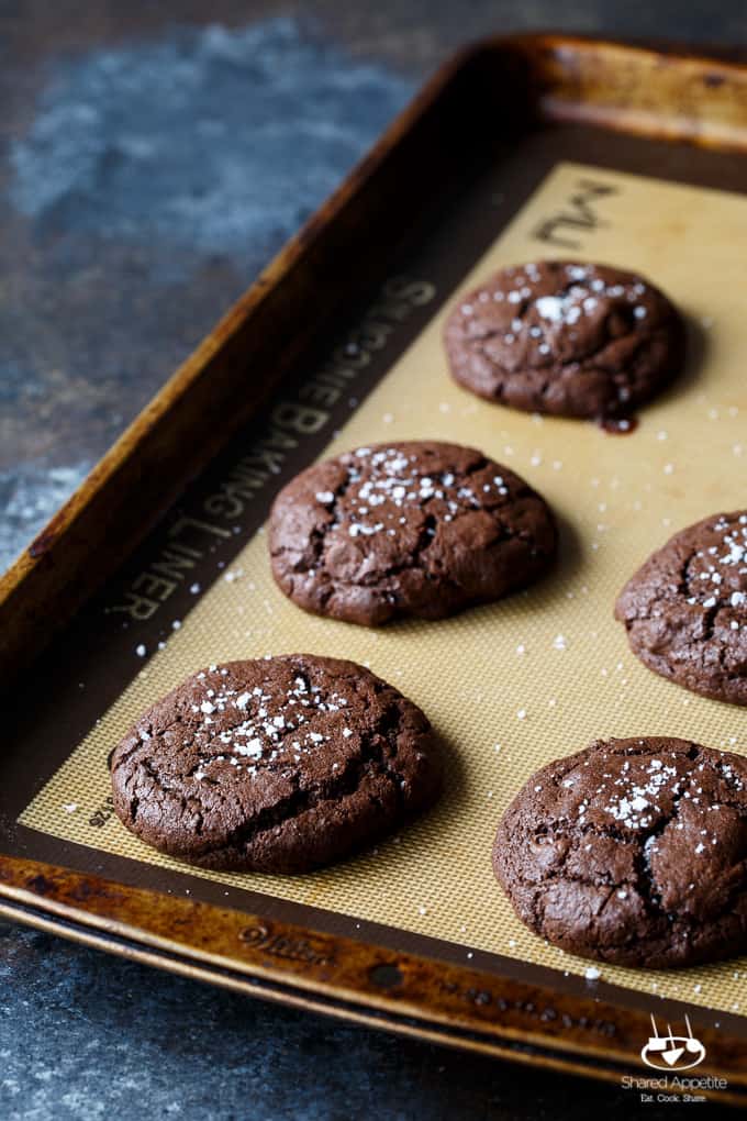 Gluten Free Salted Caramel Brownie Cookie Ice Cream Sandwiches | sharedappetite.com