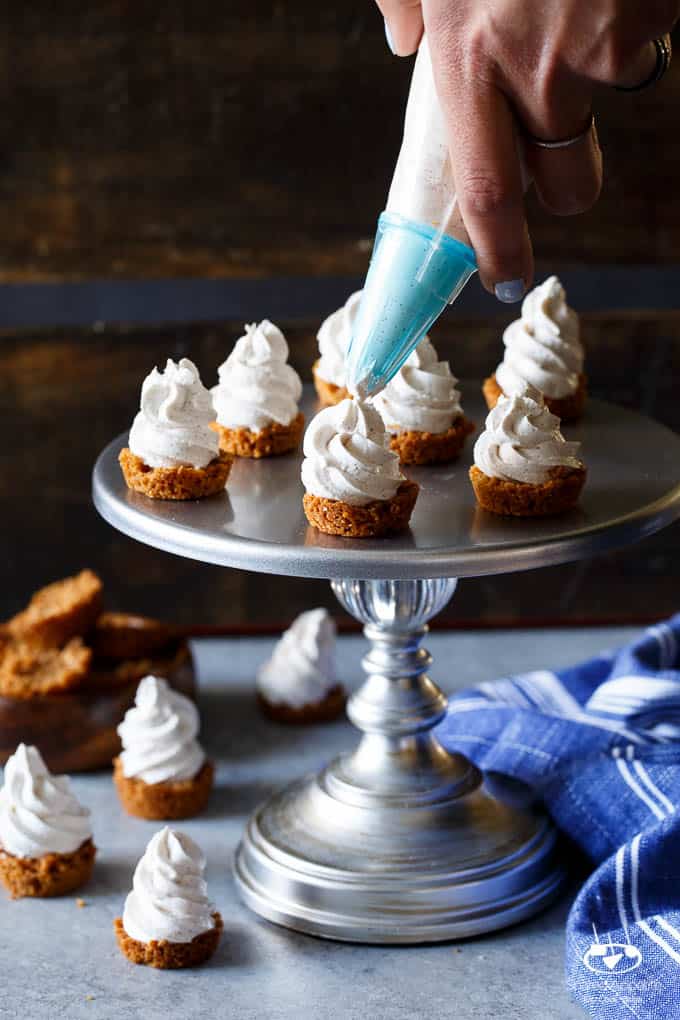 No Bake Cinnamon Toast Crunch Cheesecake Bites | sharedappetite.com