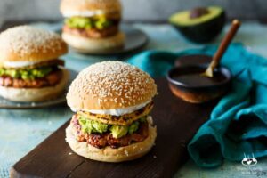grilled pineapple teriyaki turkey burgers 10