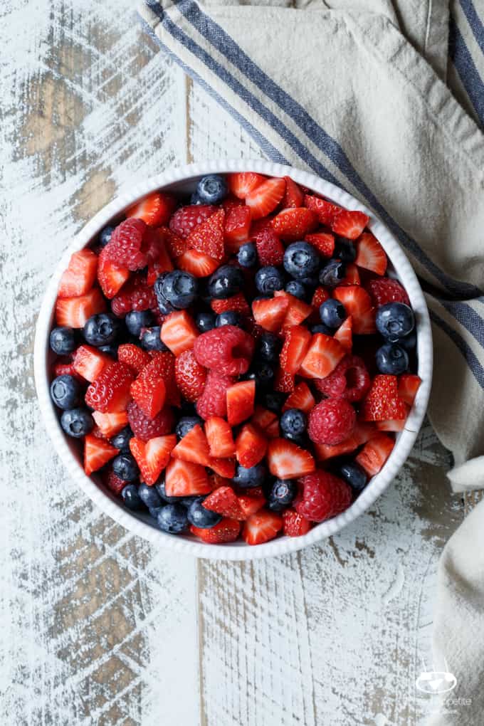 Mini Berry Galettes with Lemon Whipped Cream | sharedappetite.com