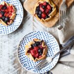 Mini Berry Galettes with Lemon Whipped Cream | sharedappetite.com