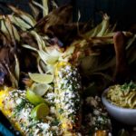 Roasted Corn with Sriracha Avocado Butter, Queso Fresco, and Cilantro | sharedappetite.com