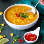 Vegan Thai Corn Soup | sharedappetite.com