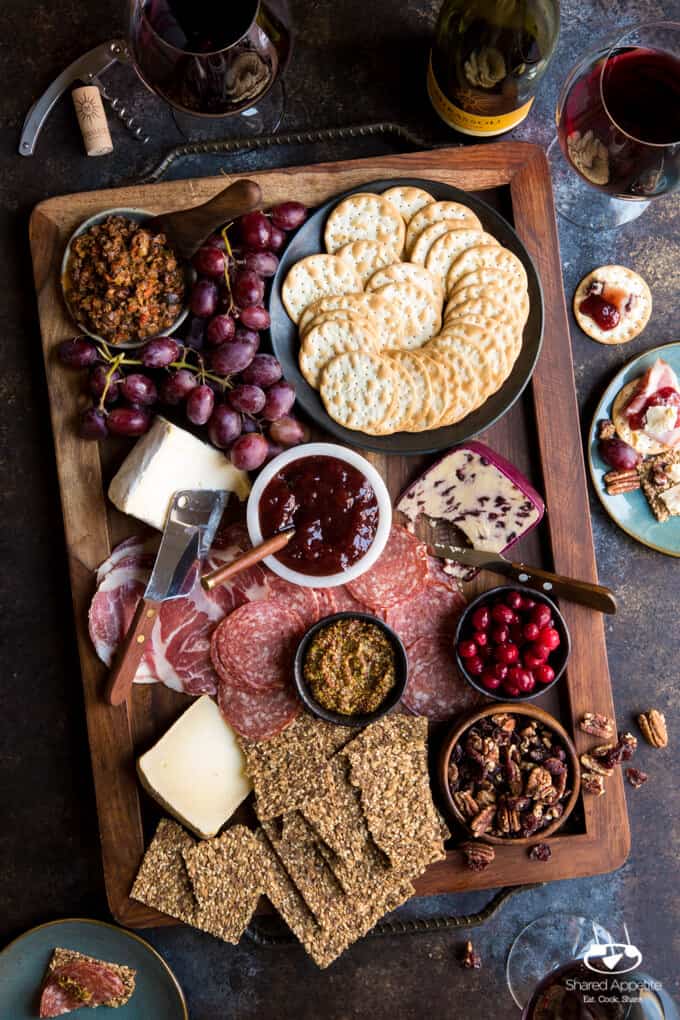 Winter Holiday Charcuterie Board