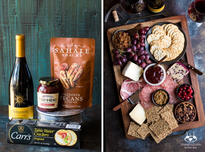 Winter Holiday Charcuterie Board | sharedappetite.com