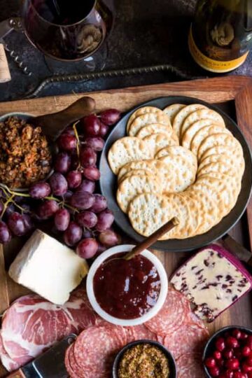 Winter Holiday Charcuterie Board | sharedappetite.com