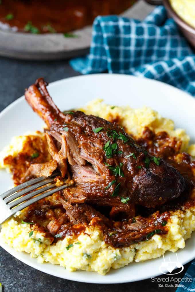 southwest braised lamb shanks adobo sauce 10