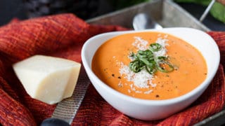 Quick and Easy Creamy Tomato Basil Soup