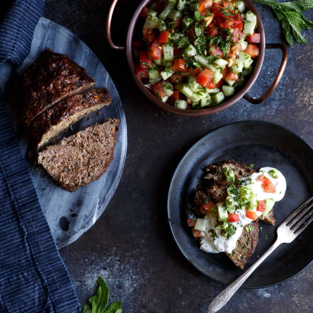 Lamb Kefta Meatloaf with Spiced Yogurt Shared Appetite
