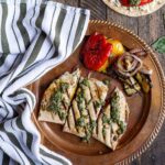 Grilled Vegetable Pesto Quesadillas | sharedappetite.com