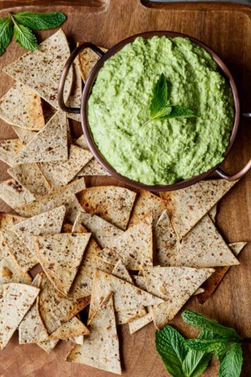sweet pea goat cheese dip 6 copy