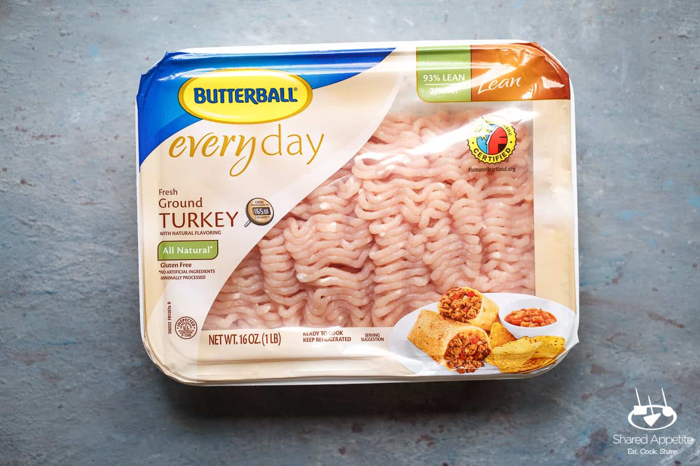 Butterball Ground Turkey for Greek Turkey Burgers | sharedappetite.com