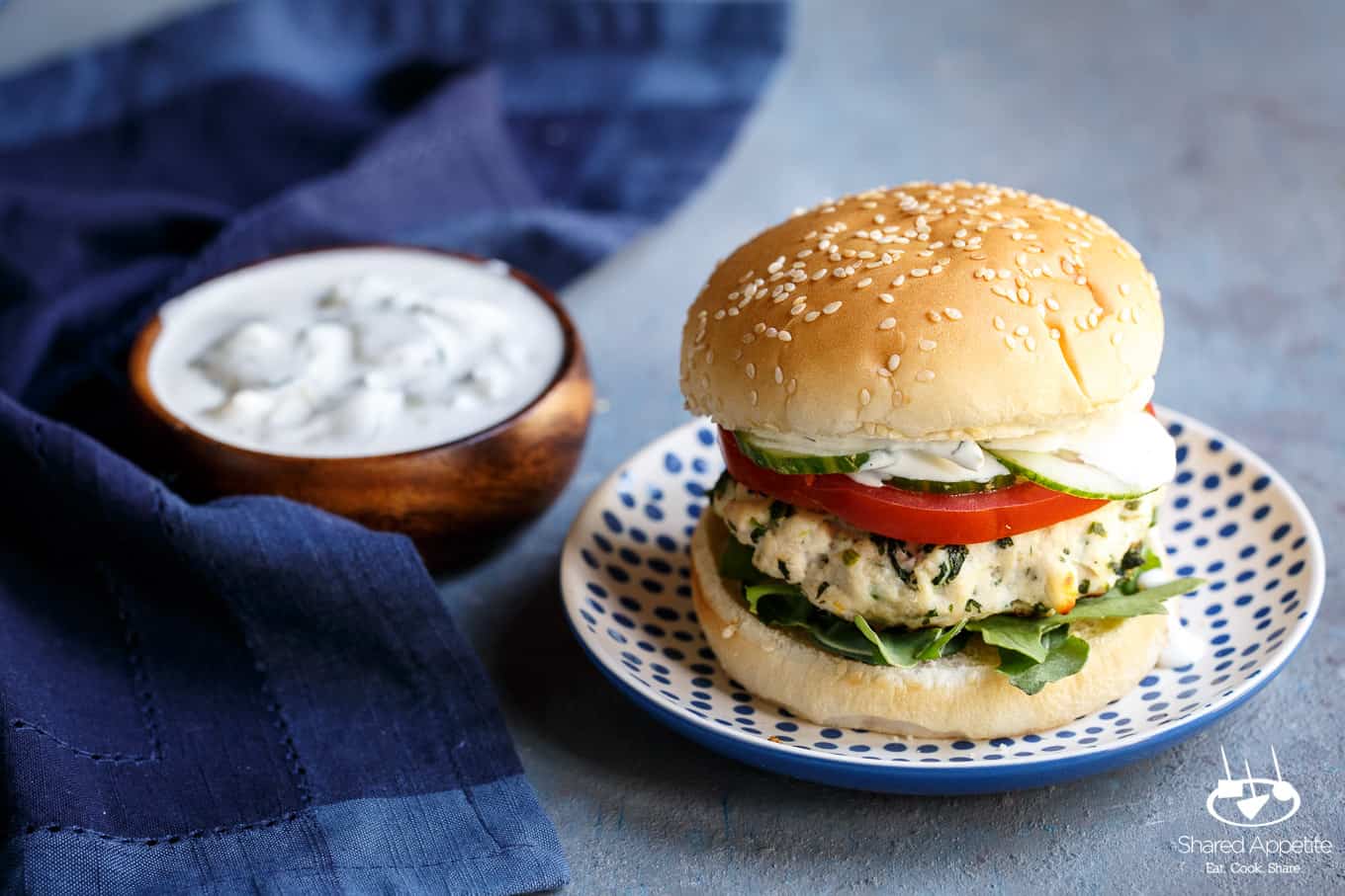 Greek Turkey Burgers | sharedappetite.com