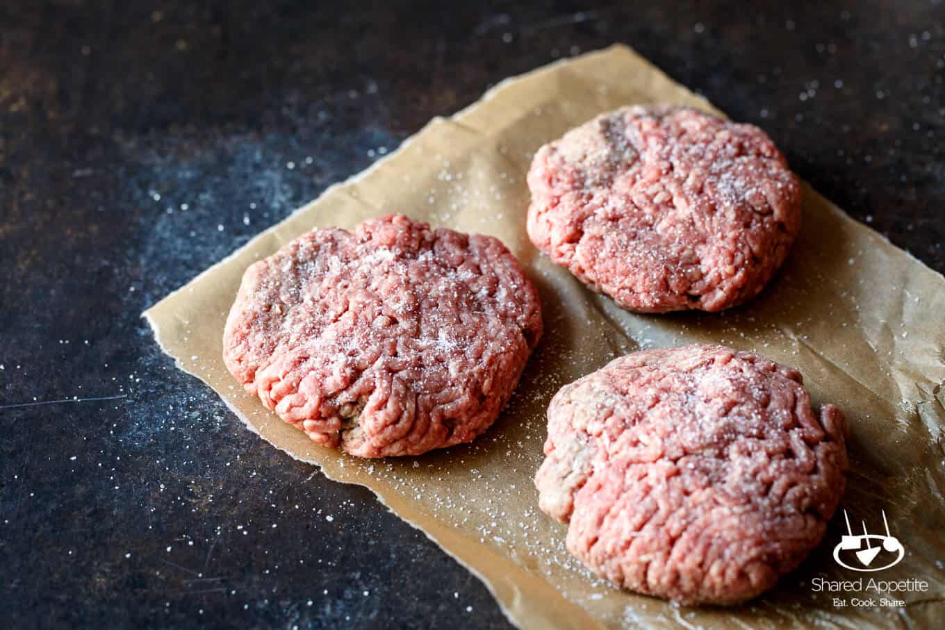 Forming Burger Patties for Pulled Pork Bacon Cheeseburgers | sharedappetite.com
